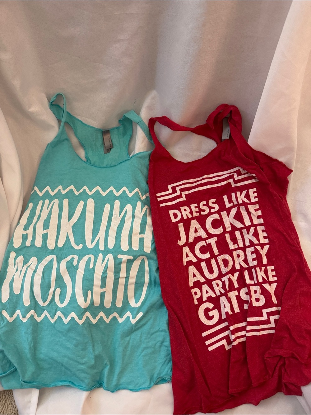 Women’s Graphic Racerback Tank Tops